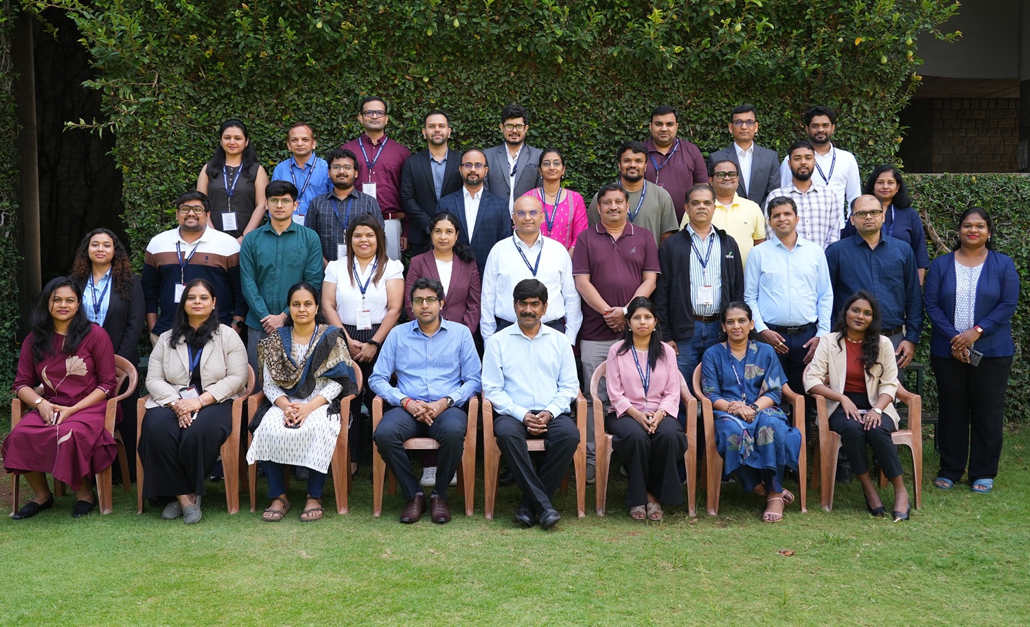 Participants of the Executive Education Programme, ‘Generative AI and Agentic AI with Business Applications’, along with the Programme Directors, Prof. U Dinesh Kumar and Mr. Naveen, on 21st September 2026.