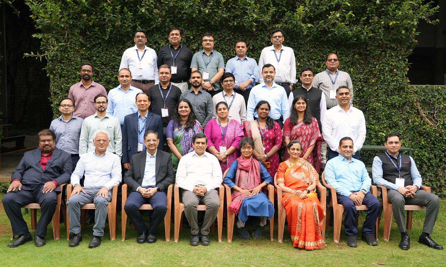 Participants of Batch-3 of the ‘Mid-career Training Programme for IRS Officers (CBDT) II’, along with the Programme Directors, Prof. Sushanta K Mishra, Prof. Arnab Mukherji and Prof. Padmini Srinivasan, on 21st September 2026.
