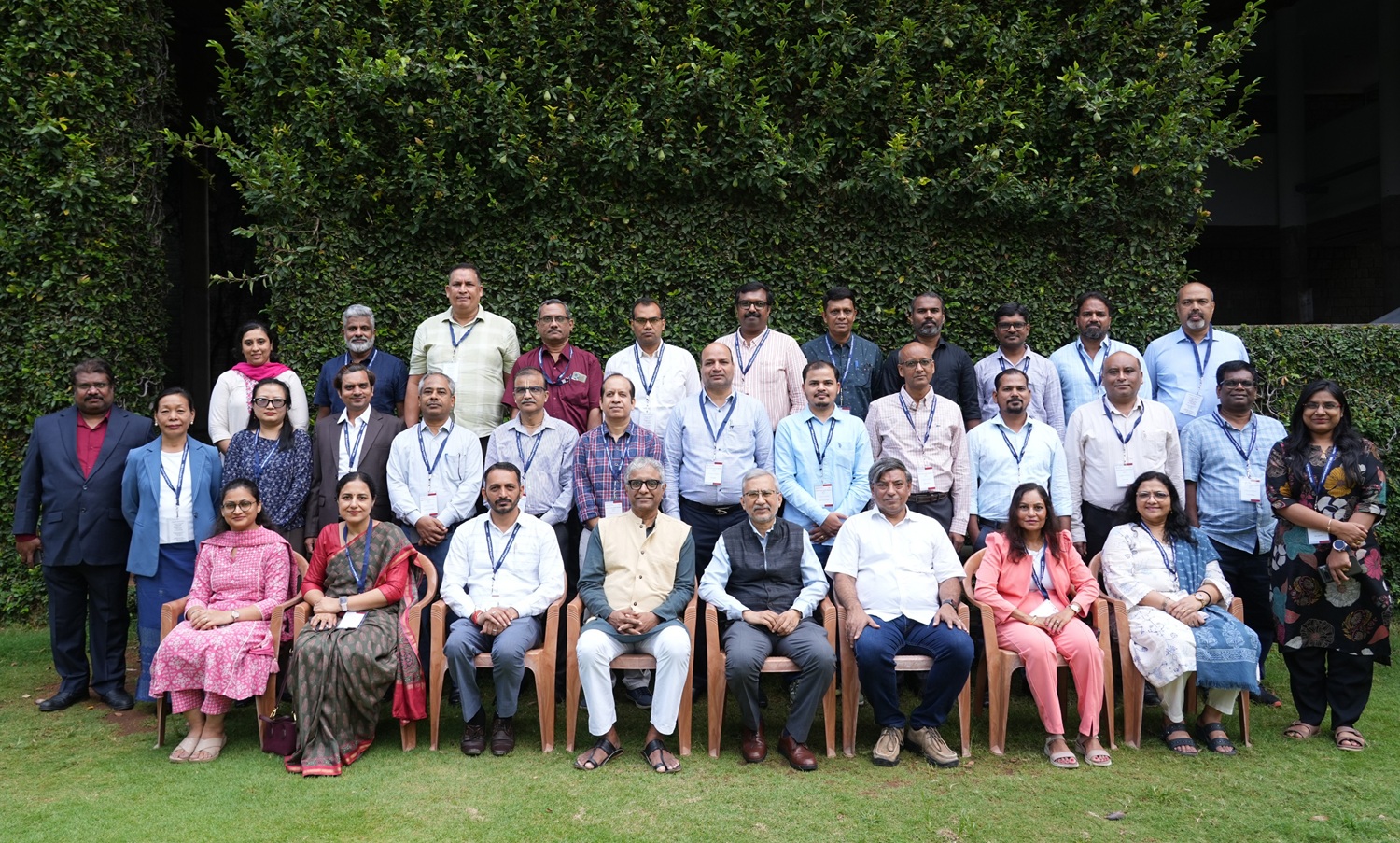 Participants of Batch-2 of the Executive Education Programme, ‘Digital Governance and Data Management for NIC’, along with the Programme Directors, Prof. Shankar Venkatagiri, Prof. Rahul Dé and Prof. R Srinivasan, on 21st September 2026.