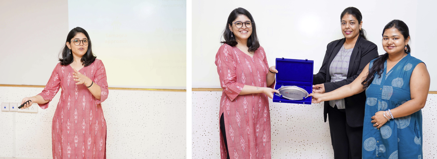 Shailiza Mayal, Vice President, Samagra, led a Governance Masterclass at the PGPPM Policy Talk Series on, ‘Translating policy intent into effective implementation at scale’, at IIMB on 24th September 2026.