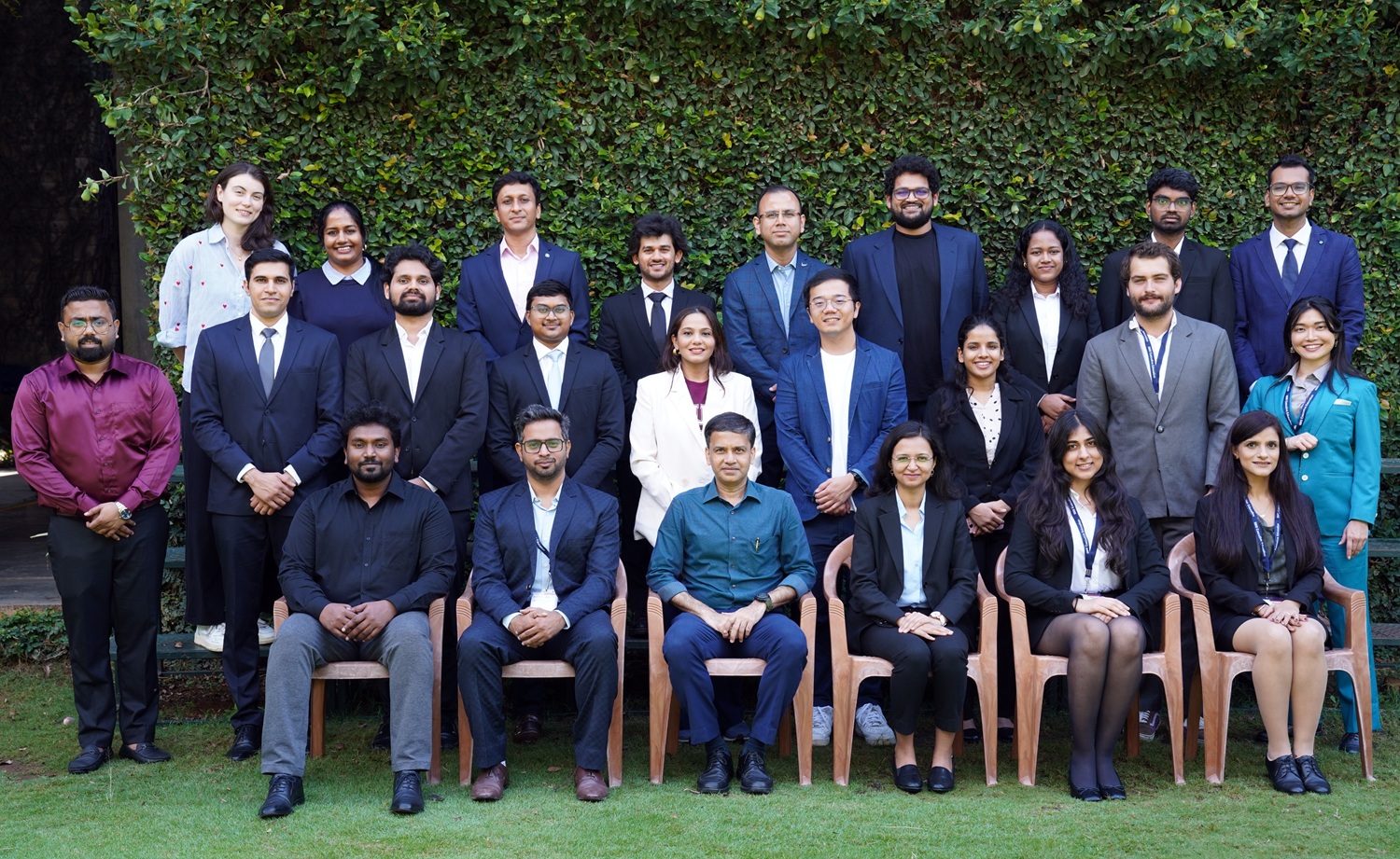 Participants of the exchange programme as part of the Global Network for Advanced Management, along with the Programme Director, Prof. Sourav Mukherji, on 19th October 2026.