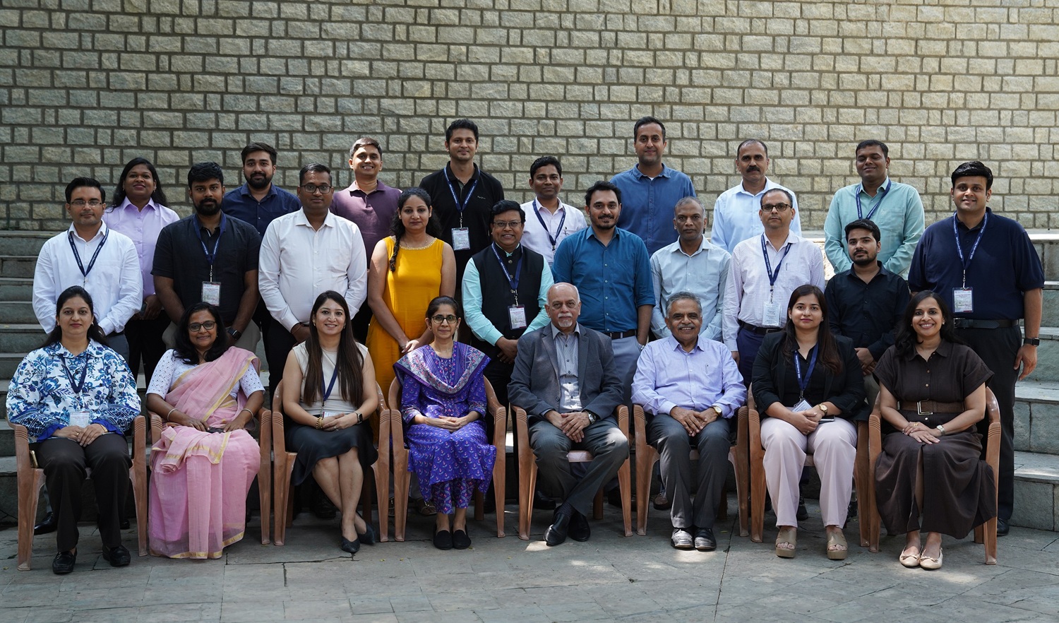 Participants of Batch-25 of the Executive Education Programme, ‘Creating High Performance Organizations’, along with the Programme Directors, Prof. Abhoy K Ojha and Prof. Mukta Kulkarni, on 5th October 2026.