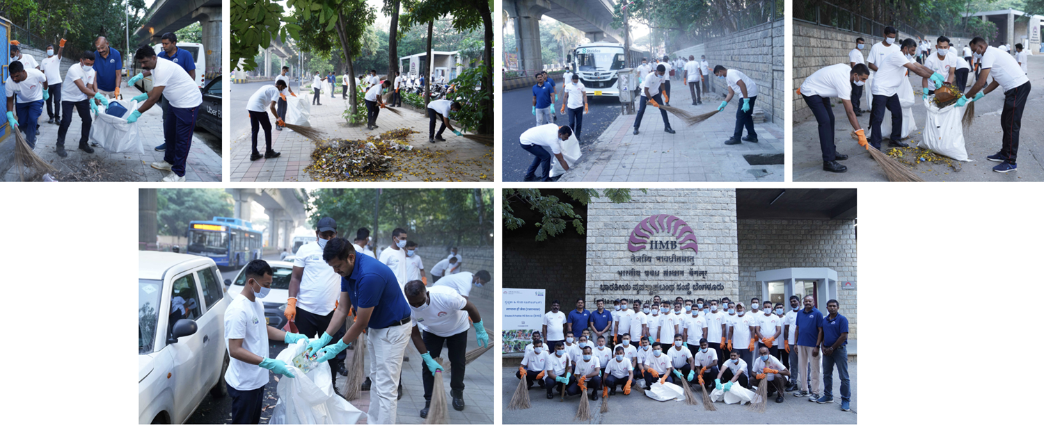 On 11th October 2026, a cleanliness drive was held at IIM Bangalore, as part of the Swachhata Hi Seva (SHS) Campaign 2026.